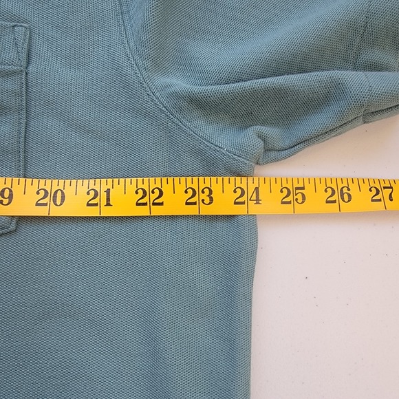 L.L. Bean Polo Shirt Men's Large Traditional Fit Cotton Pocket Casual Green - Picture 5 of 6